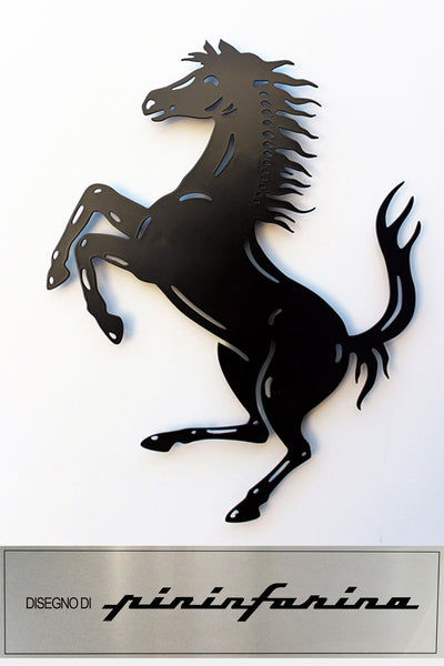 Ferrari Cavallino Wall Sculpture, Pininfarina Badge Metal Sign Pack