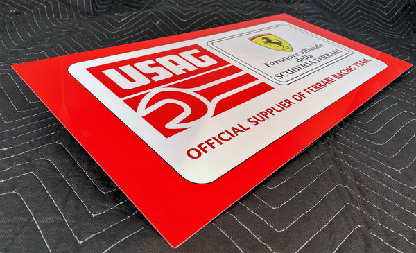 USAG Tools Ferrari Vintage Metal Sign