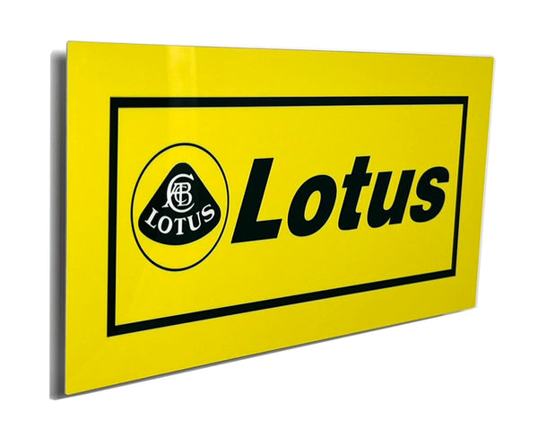 Lotus Emblem Vintage Dealer Metal Sign