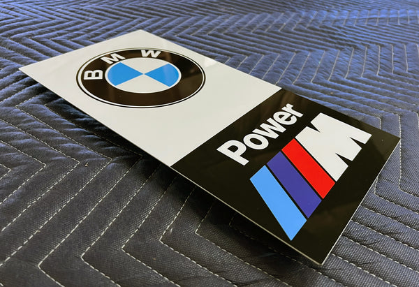 BMW M Sport Dealer Metal Sign