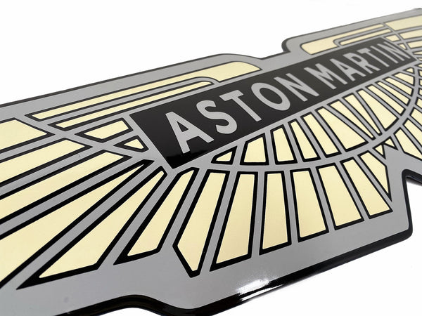Aston Martin Emblem Enamel Porcelain Sign