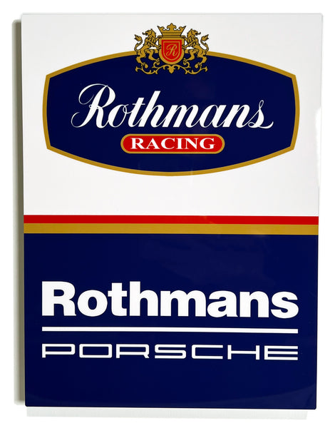 Porsche Rothmans Racing Metal Sign