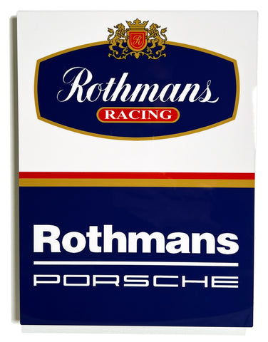 Porsche Rothmans Racing Metal Sign