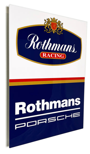 Porsche Rothmans Racing Metal Sign