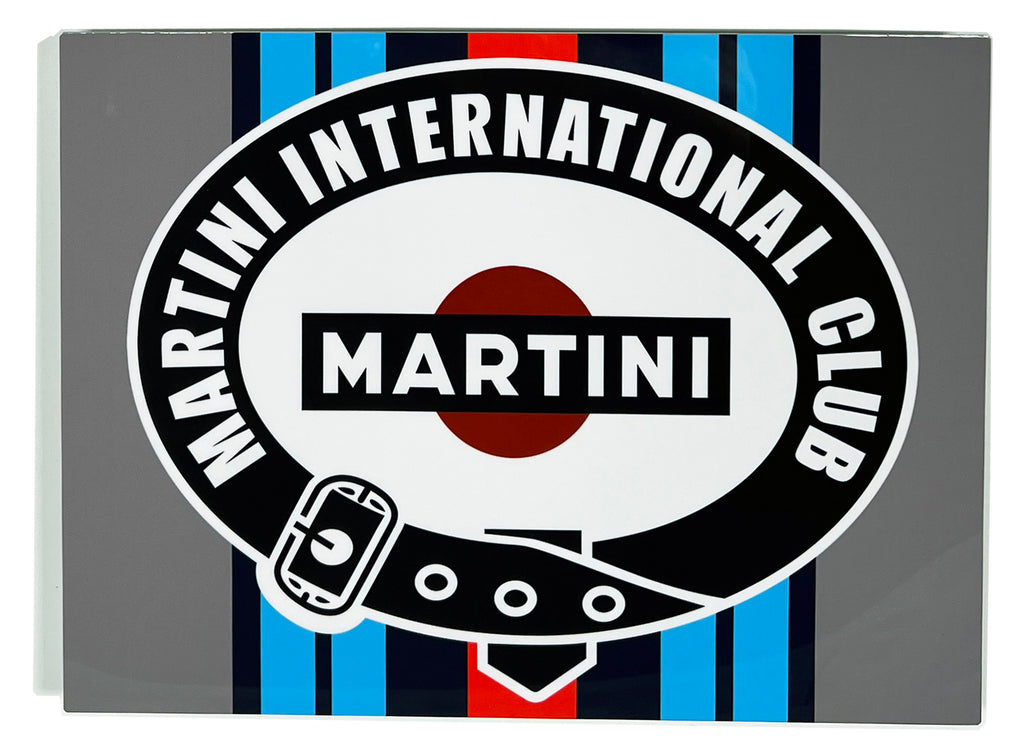 Martini International Club Racing Metal Sign
