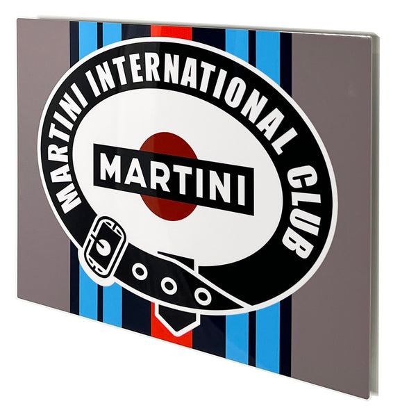 Martini International Club Racing Metal Sign