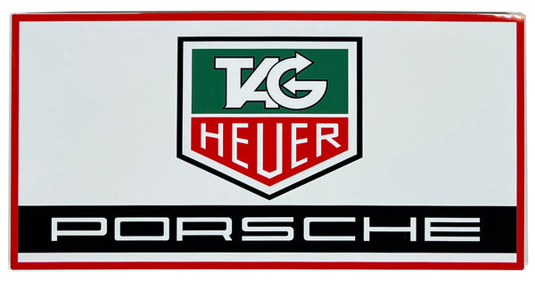 Porsche TAG Racing Metal Sign
