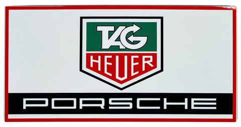 Porsche TAG Racing Metal Sign