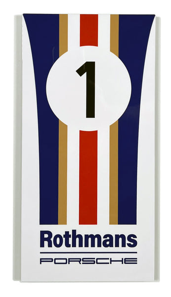 Porsche Rothmans Bonnet Metal Sign