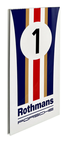 Porsche Rothmans Bonnet Metal Sign