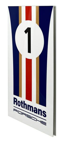 Porsche Rothmans Bonnet Metal Sign