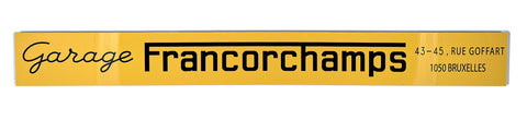 Ferrari Garage Francorchamps Street Sign