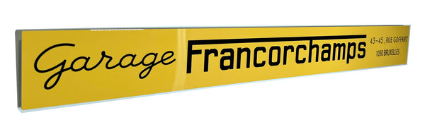 Ferrari Garage Francorchamps Street Sign