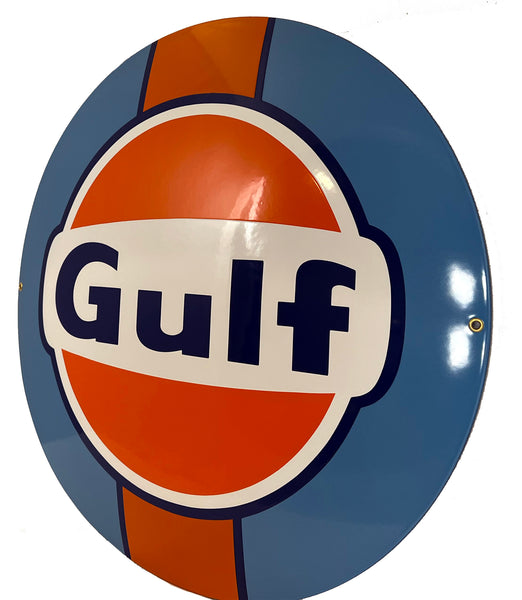 GULF Gas Porcelain Enamel sign
