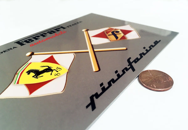 Ferrari Pininfarina Emblem Metal Signs