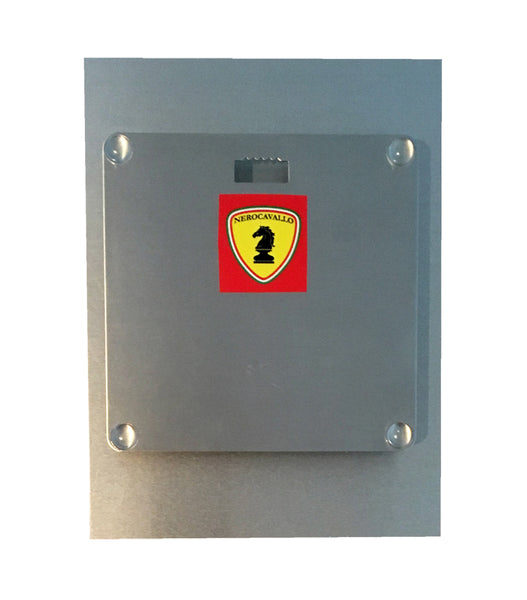Ferrari Cavallino  Black Metal Sign