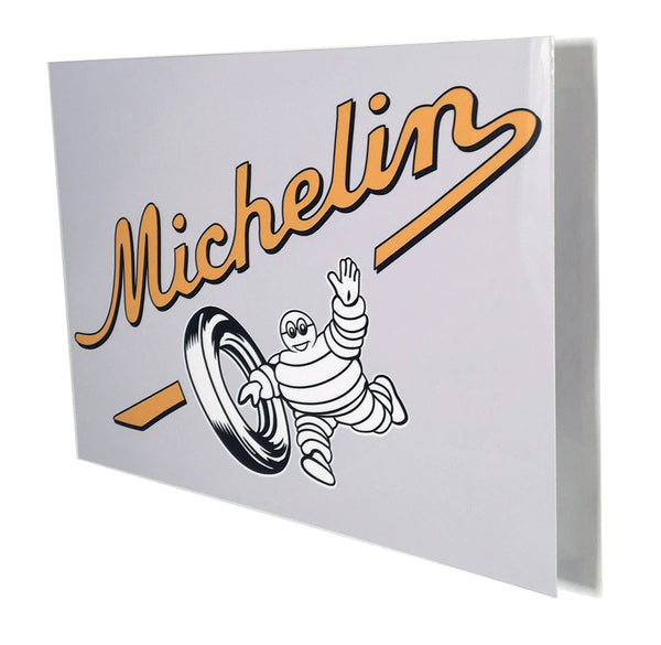 Michelin Vintage Tire Cart Metal Sign