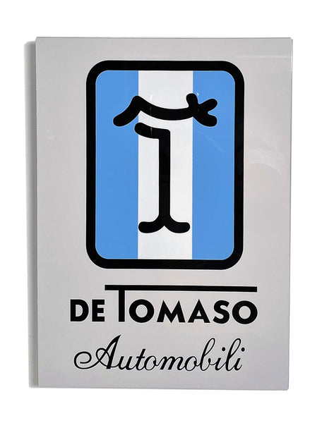DeTomaso Emblem Dealer Metal Sign