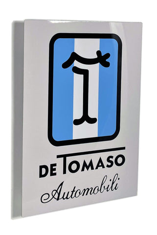 DeTomaso Emblem Dealer Metal Sign