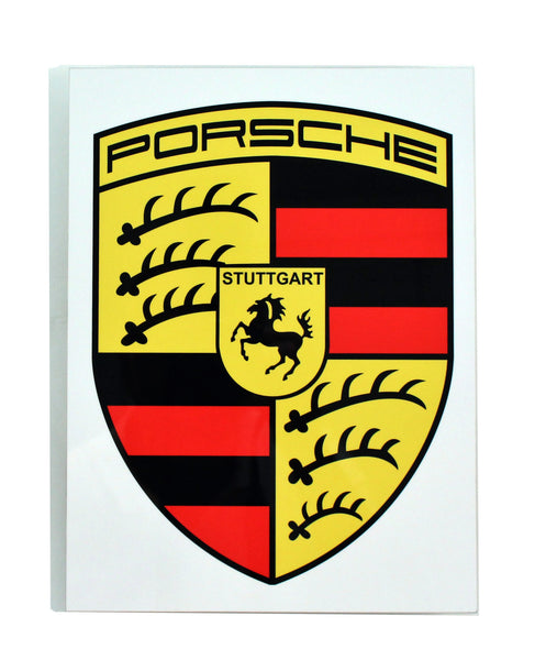 Porsche Vintage Crest Metal Sign