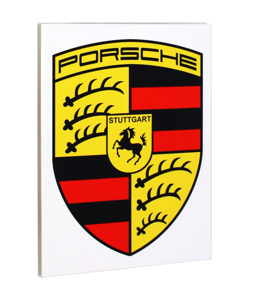 Porsche Vintage Crest Metal Sign