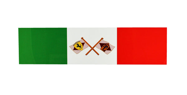Pininfarina Ferrari Badge, Italy Flag Sign