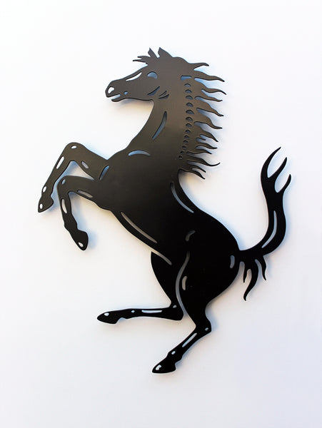 Ferrari prancing Horse metal sculpture 2