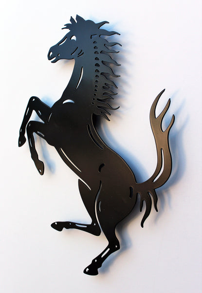 Ferrari prancing Horse metal sculpture 1