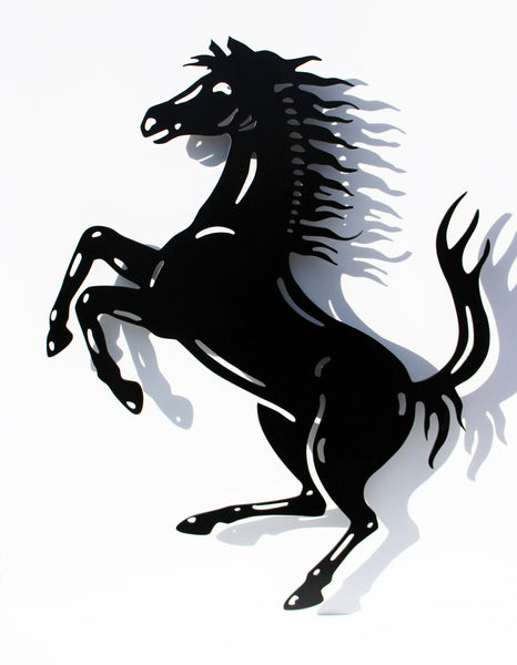 Ferrari prancing Horse metal sculpture 3