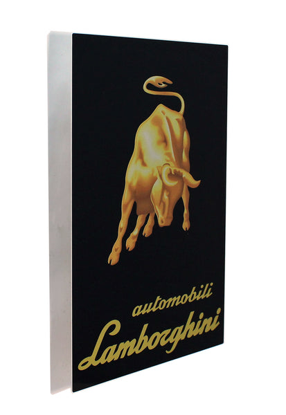 Lamborghini Automobilia Emblem Metal Sign