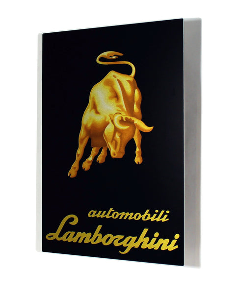 Lamborghini Automobilia Emblem Metal Sign