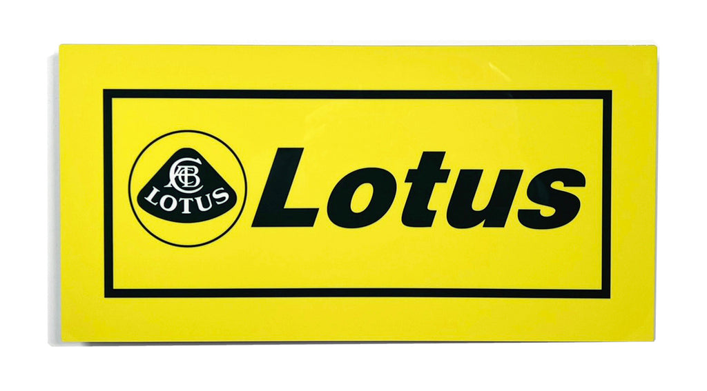 Lotus Emblem Vintage Dealer Metal Sign