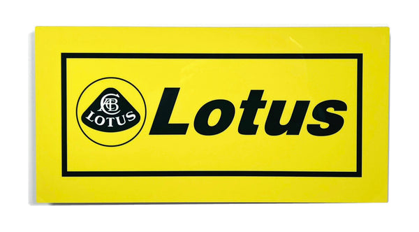 Lotus Emblem Vintage Dealer Metal Sign