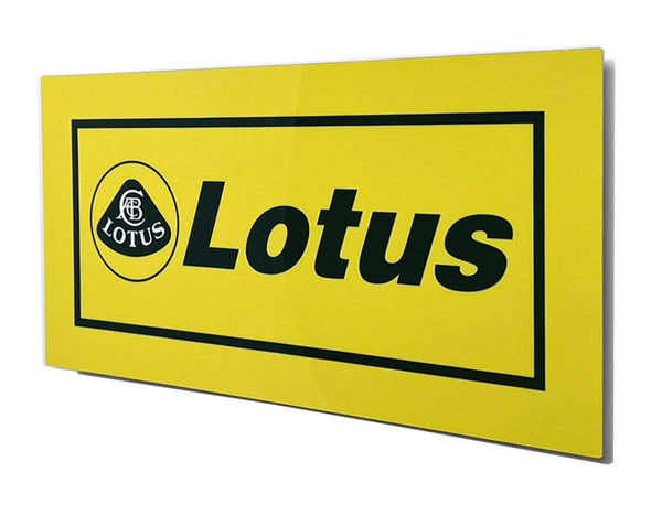 Lotus Emblem Vintage Dealer Metal Sign