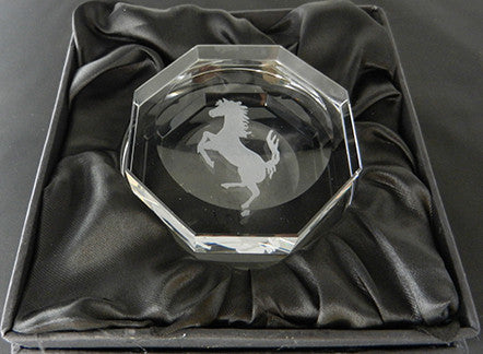 Crystal Hex Ferrari Spinner Paperweight 5