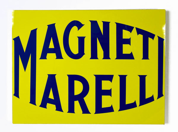 Magneti Marelli Vintage Metal Sign, Ferrari Alfa