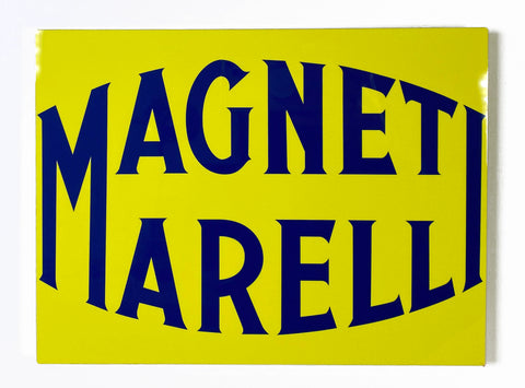 Magneti Marelli Vintage Metal Sign, Ferrari Alfa