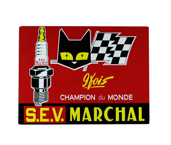 S.E.V Marchal Vintage Metal Dealer Sign, 1960 - 70's