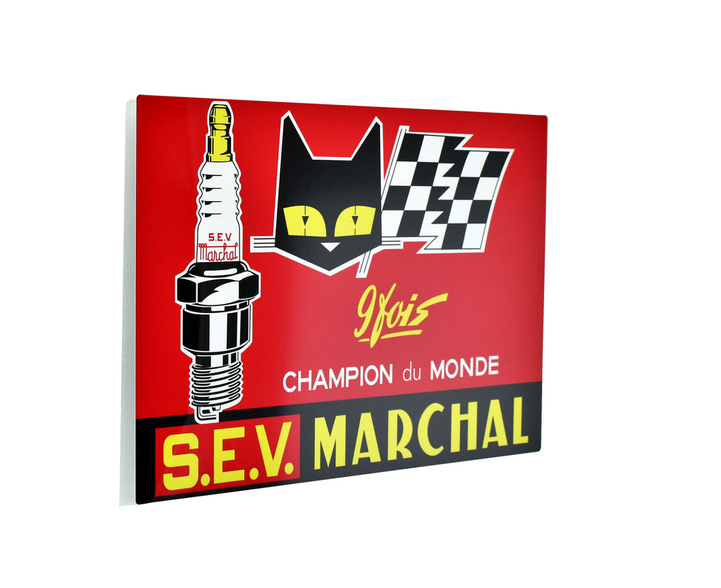 S.E.V Marchal Vintage Metal Dealer Sign, 1960 - 70's