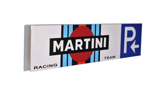 Martini Racing Parking Metal Sign, Banner Style