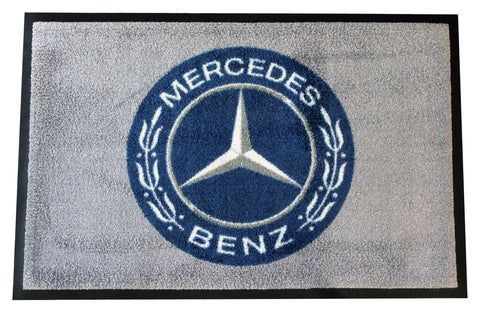 Mercedes Floor Door Mat , Vintage 1950-60's Emblem