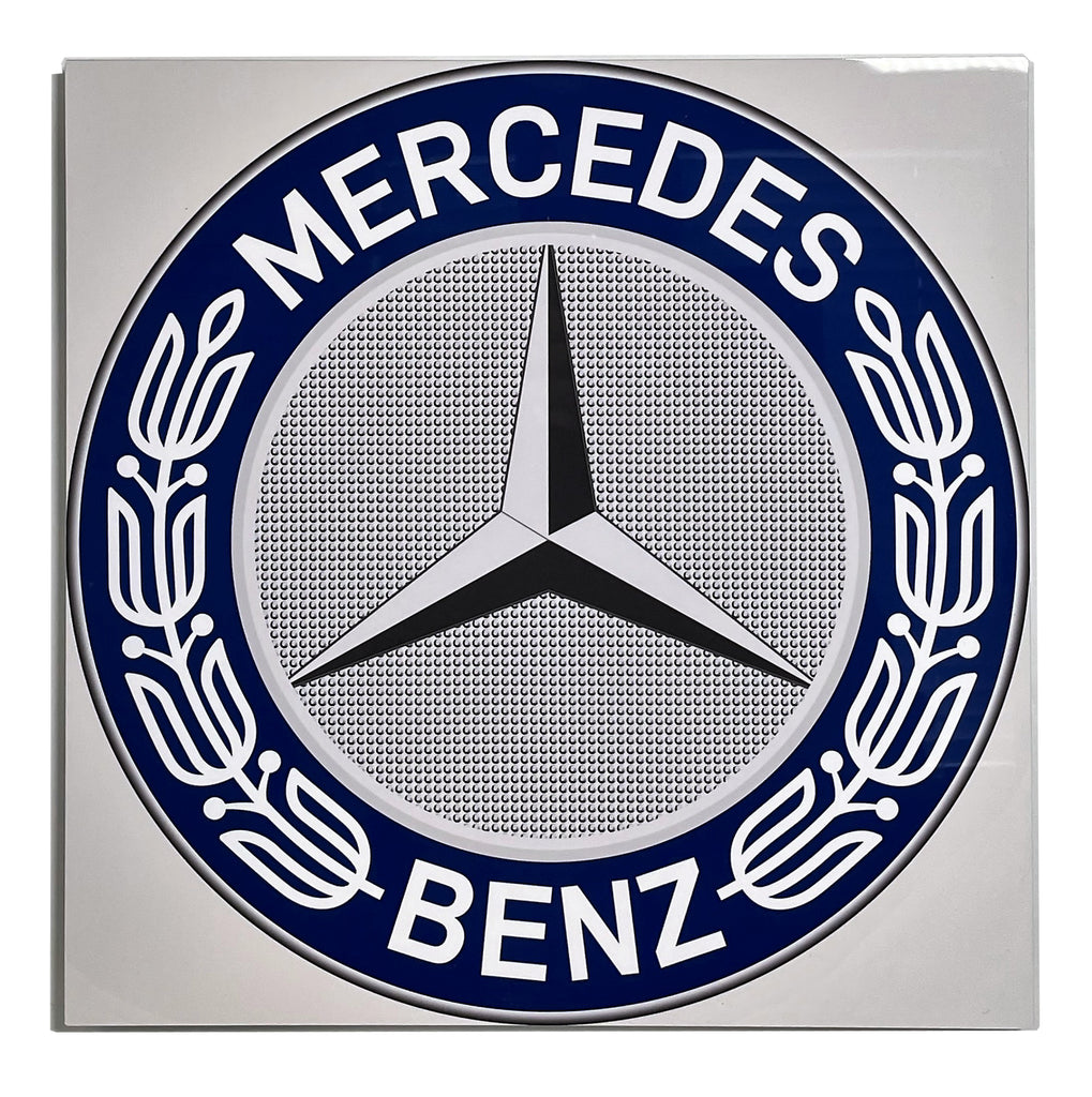 Mercedes Emblem 1970's, Metal Sign – Nero Cavallo