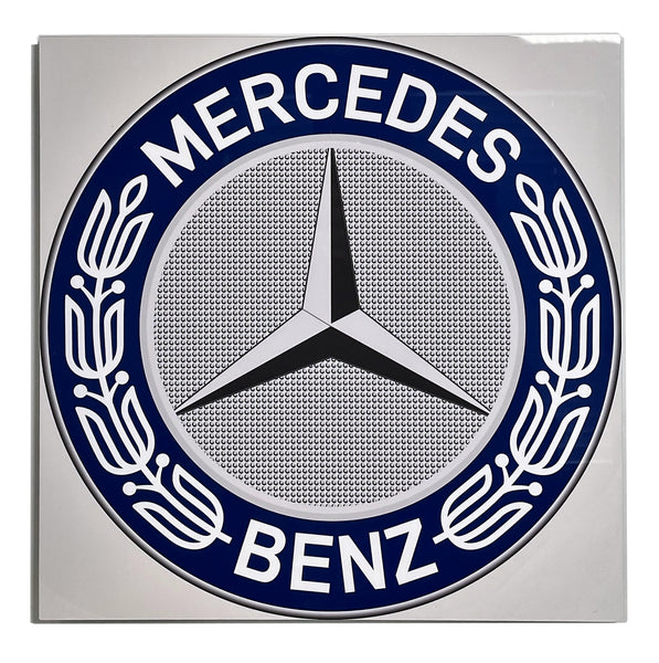 Mercedes Emblem 1970's,  Metal Sign