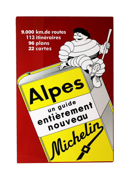 Michelin Guide Cover, Metal Sign