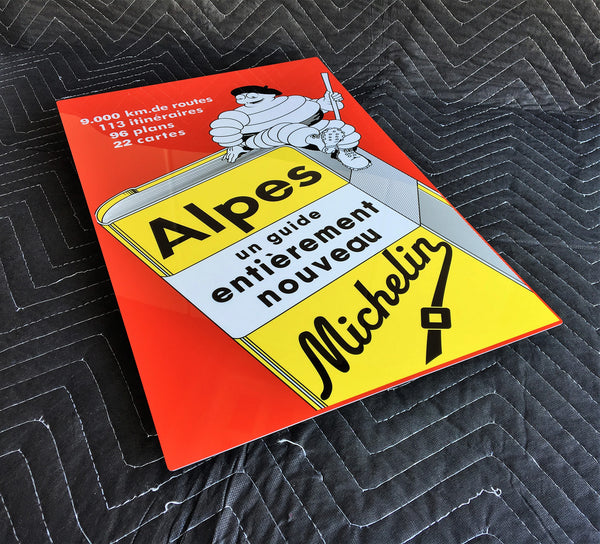 Michelin Guide Cover, Metal Sign