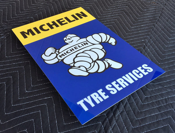 Michelin Tyre Services Metal Sign