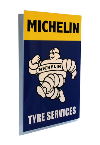 Michelin Tyre Services Metal Sign