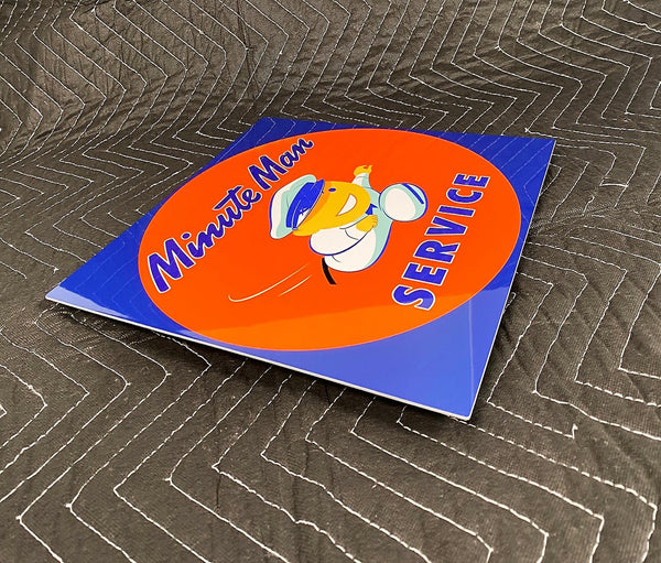 Union 76 Minute Man, Metal Sign