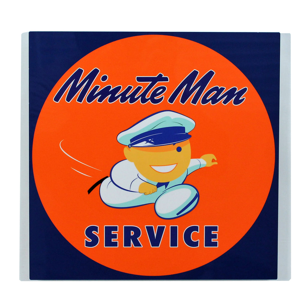 Union 76 Minute Man, Metal Sign