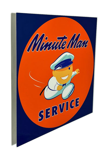 Union 76 Minute Man, Metal Sign